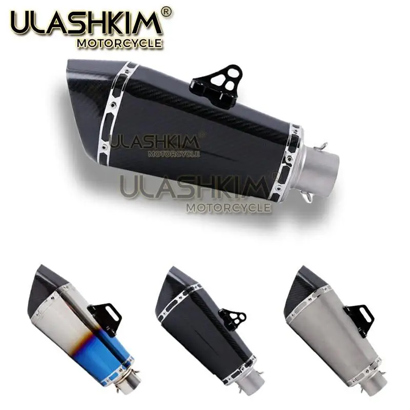 Универсальный мотоцикл выхлопной глушитель трубы слипоны ZRX1100 ZZR1100C ZZR1100D GPZ900R 1400GTR