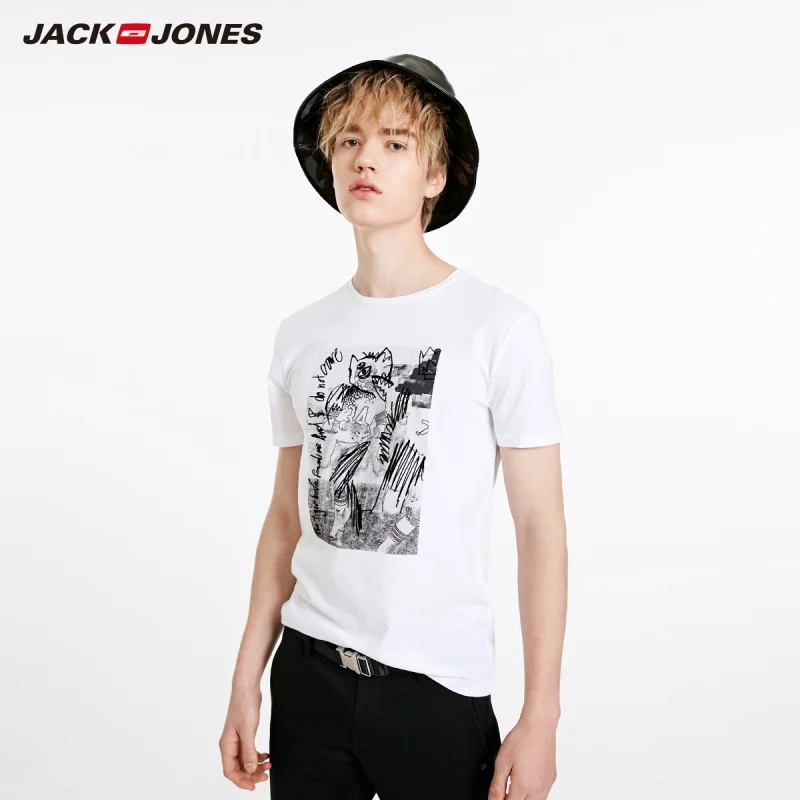 Мужская футболка с короткими рукавами и круглым вырезом JackJones | Уличная одежда