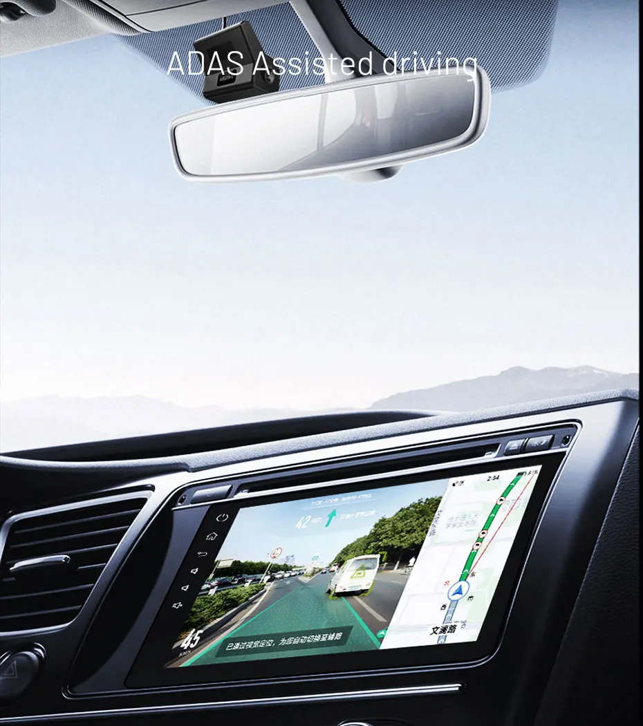 Автомобильный видеорегистратор камера для приборной панели на Android с USB |