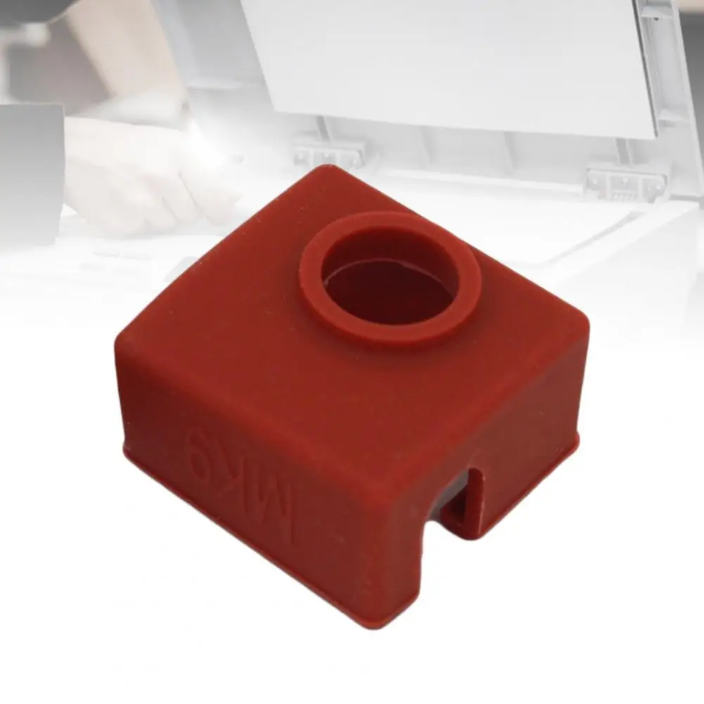 

Heating Block Silicone Cover High Temperature Resistant Durable 3D Printer Accessories MK7/8/9 Heater Block Protector Extruder A