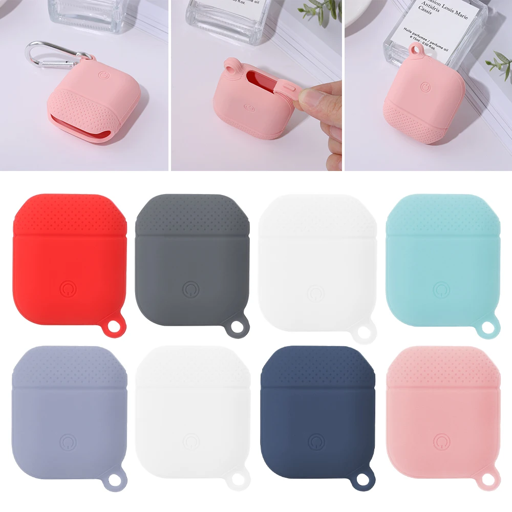Силиконовый чехол, наушники для Apple Airpods, чехол, Bluetooth, беспроводные наушники, защитный чехол, коробка для Air Pods, наушники, сумка