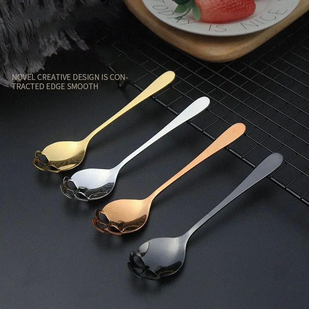 1 шт. ложка в форме черепа Кофе чайная Сталь смешивания десерт Новинка Посуда для