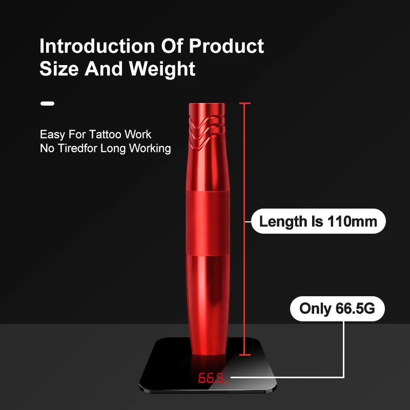 Тату машинка PMU с мотором без сердечника Вращающаяся ручка RCA интерфейсом два
