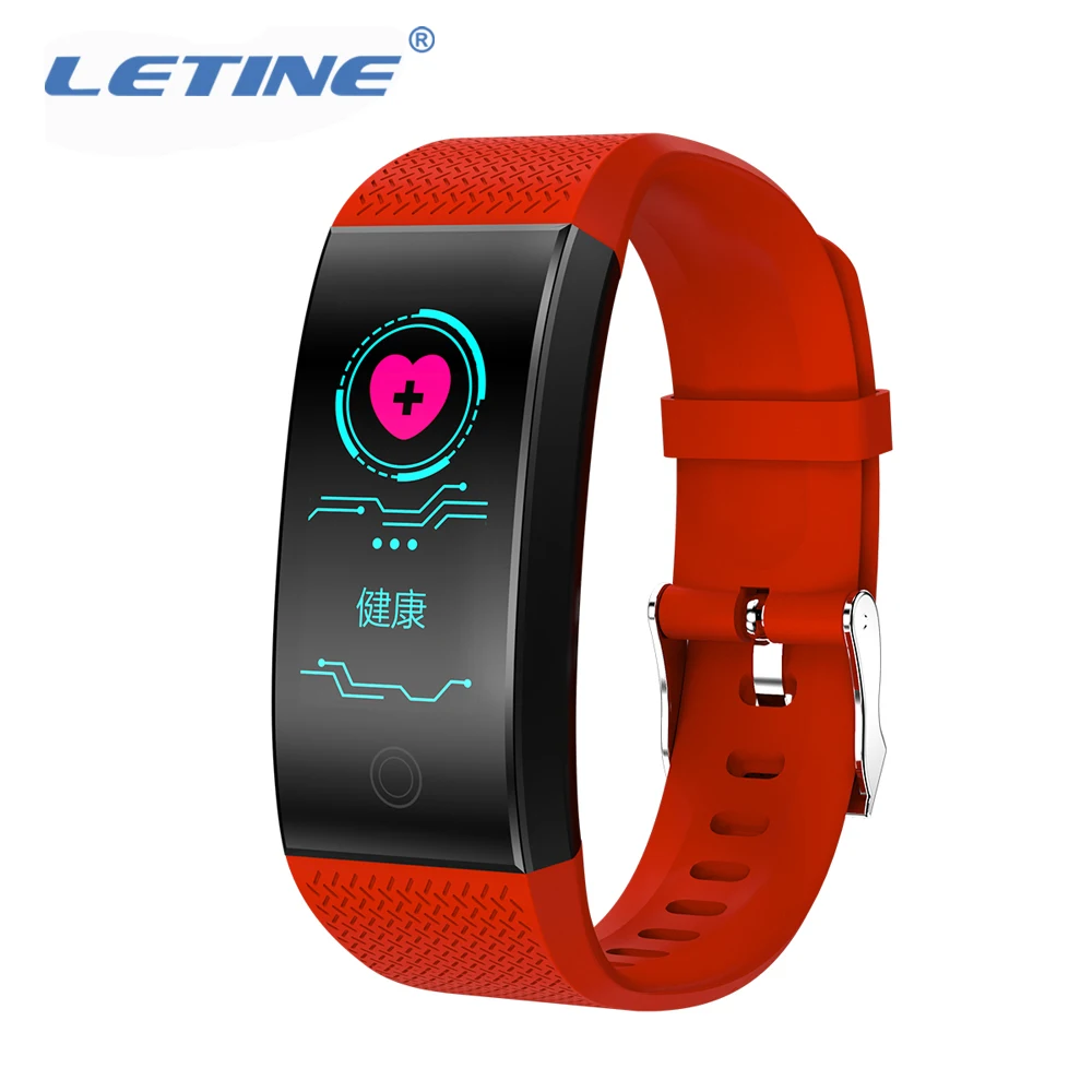 Смарт браслет LETINE QW18 цветной водостойкий IP68 с Шагомером|Смарт-браслеты| |