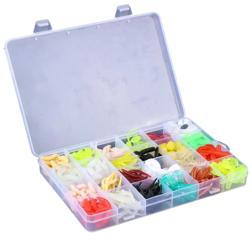 

190/285 шт./набор, Силиконовые Рыболовные Приманки