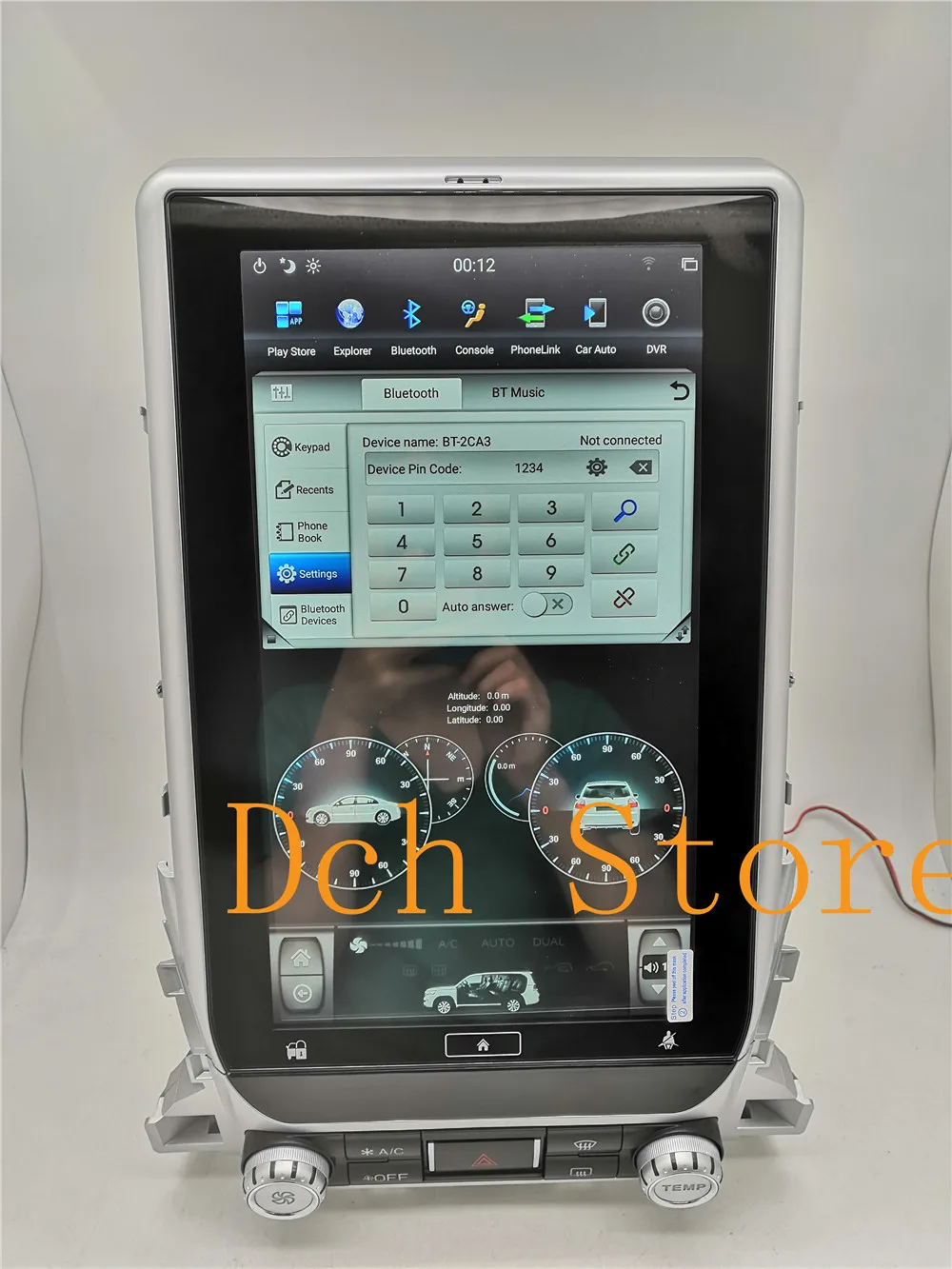 13,6 дюймов вертикальный tesla стиль Android автомобильный DVD gps навигатор для Toyota LandCruiser land cruiser LC200 PX6