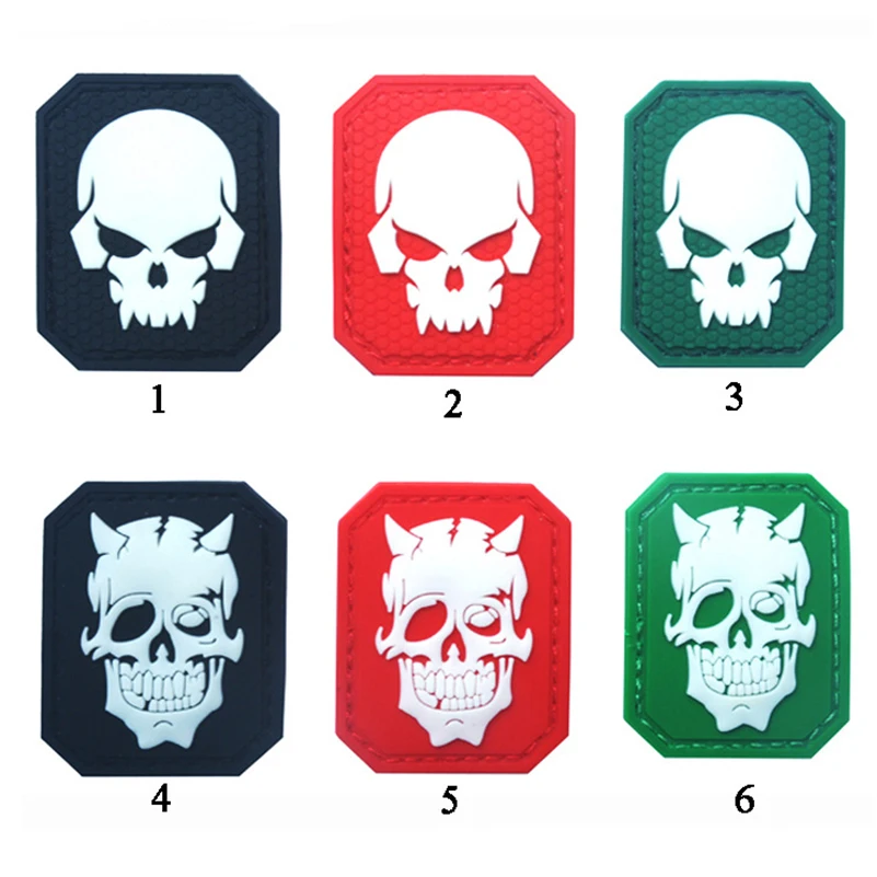 Нашивки с вышивкой в виде черепа и меча Тактическая Военная нашивка Аппликации