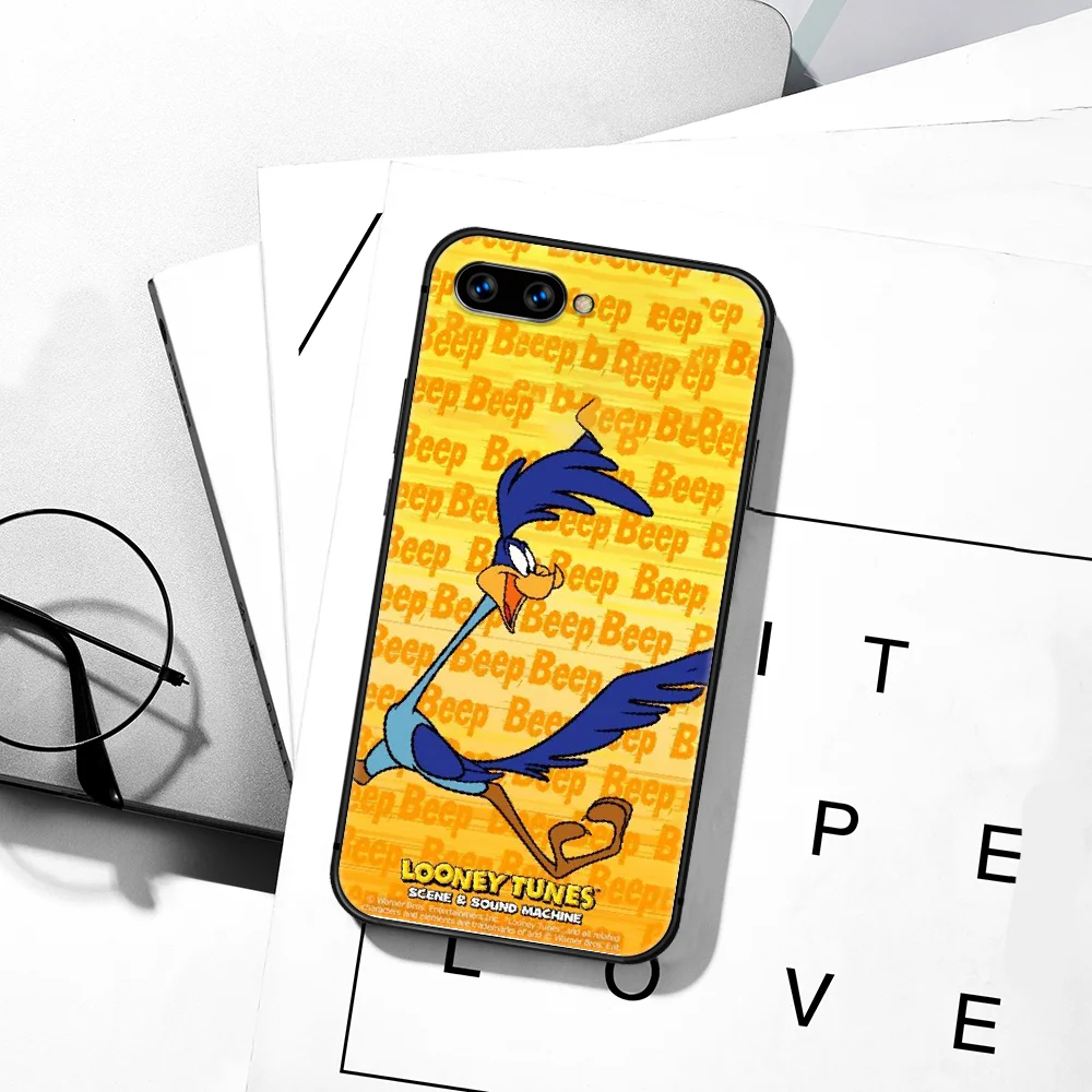 

B-Bugs Funny Cartoon Bunny Phone Case For HUAWEI Honor 6A 7A 8 8A 8S 8x 9 9x 9A 9C 10 10i 20 Lite Pro black Funda Pretty Cell 3D