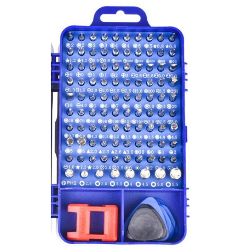 115 в 1 Набор отверток мини Прецизионная отвертка мульти компьютер ПК мобильный