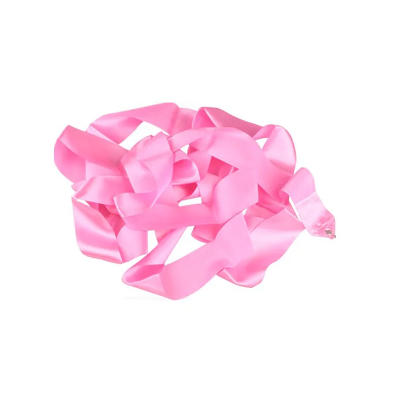 Цветная танцевальная лента для бодибилдинга 4 м художественная гимнастика