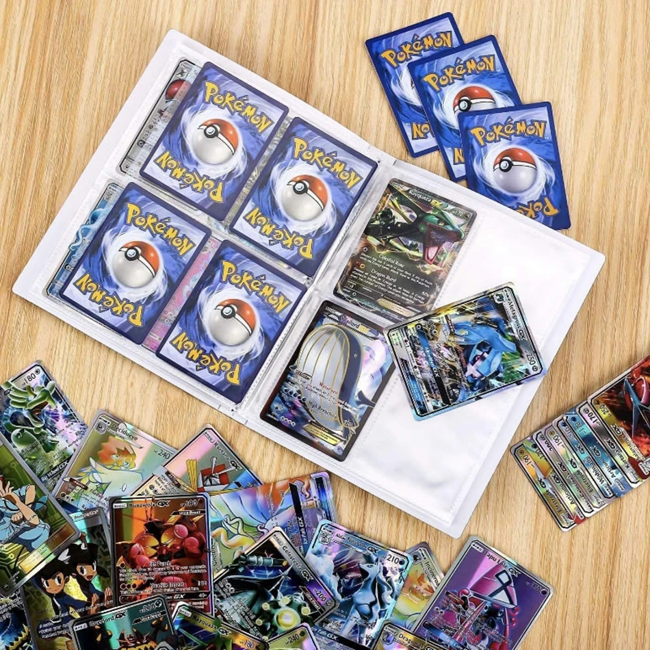 Carpeta de cartas de dibujos animados de Pokemon para ni&ntilde;os, libro de cartas de mapa de Anime, colecci&oacute;n de lista cargada, juguete para regalo, 240 Uds.-5