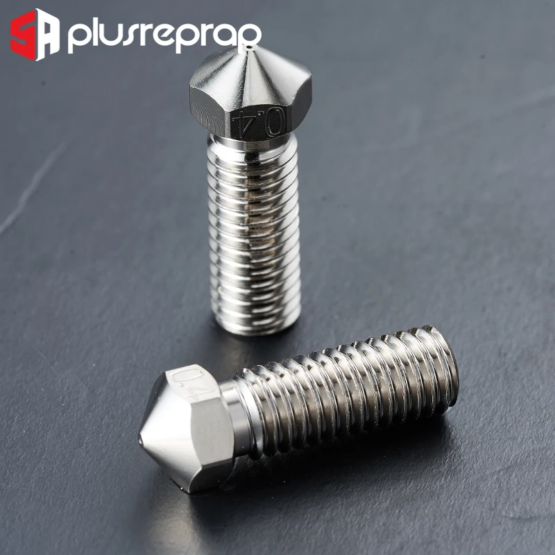 

V6 Volcano Plated Copper Nozzle Durable Non-stick High Performance M6 Thread Nozzle 3D Printers For E3D Volcano Hotend Exruder