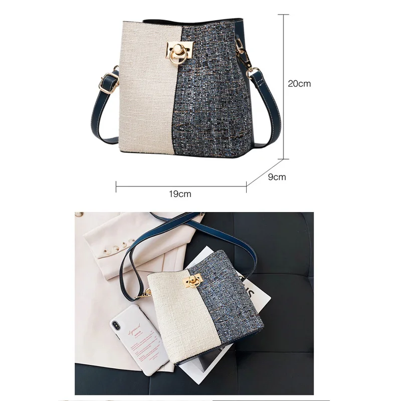 

Fansiman Brand Women's Shoulder Bags Luxury Pu Leather Crossbody Bags For Women's Handbags Bucket Female Handbags 2021 New Bag