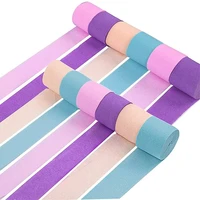 12 rolls crepe paper pastel streamers party supplies decorations for kids birthday party baby shower bridal shower