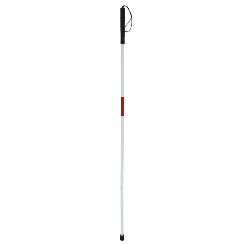 Алюминиевая Складная палочка для слепых прогулок костяных трости|Трекинговые