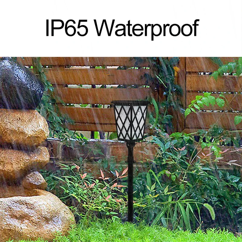 

Солнечный газон светильник сад светодиодный светильник RGB красочный пейзаж светильник ing пламя лампа Открытый водонепроницаемый газон све...