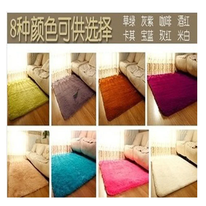 Kopen Thicken Gewassen Zijde Wol Antislip Tapijt Woonkamer Koffietafel Slaapkamer Bed Yoga Mat Tapijt Grote Tapijt Slaapkamer Tapijt