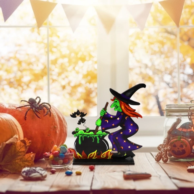 Настенный деревянный подвесной знак на Хэллоуин двор с привидениями украшение