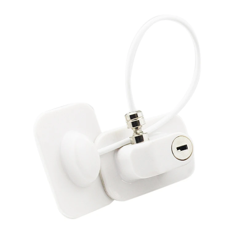 

Baby Safety Window Restrictors with Safety Lock Cable, No Screws Required To Avoid Damage and Protect the Safety