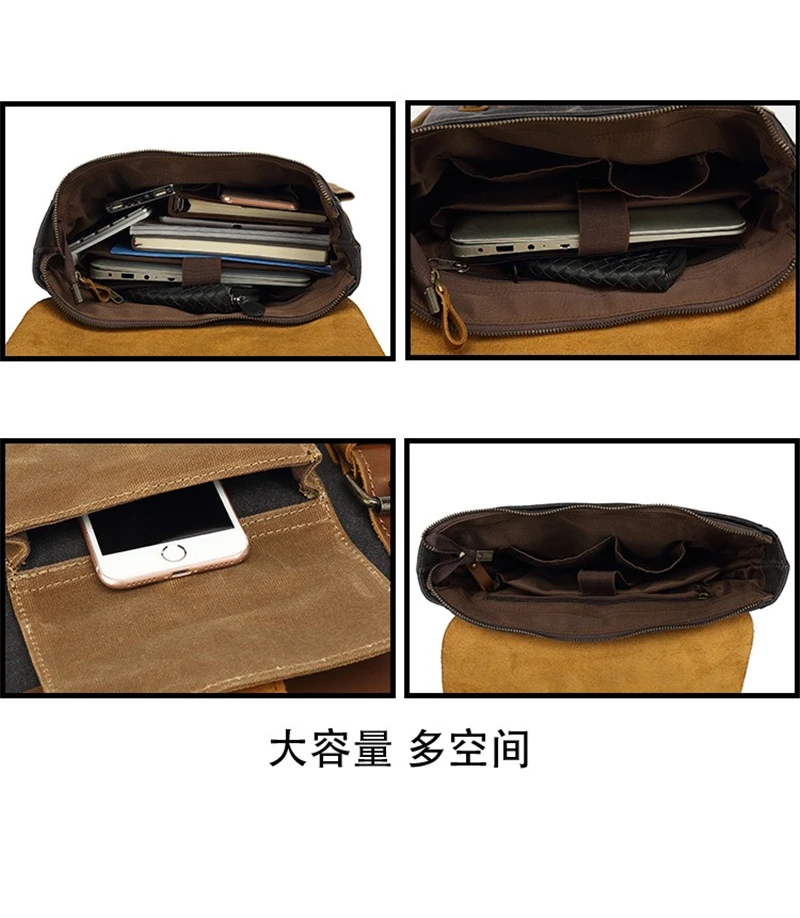 Скидка Рюкзак тканевый в стиле ретро для отдыха на природе, путешествий, большой вместимости