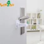 2 шт. дома двери рычаг блокировки от детей Детские Безопасность ящик замок удерживать детская ручка открывания двери замки для Безопасность оборудование