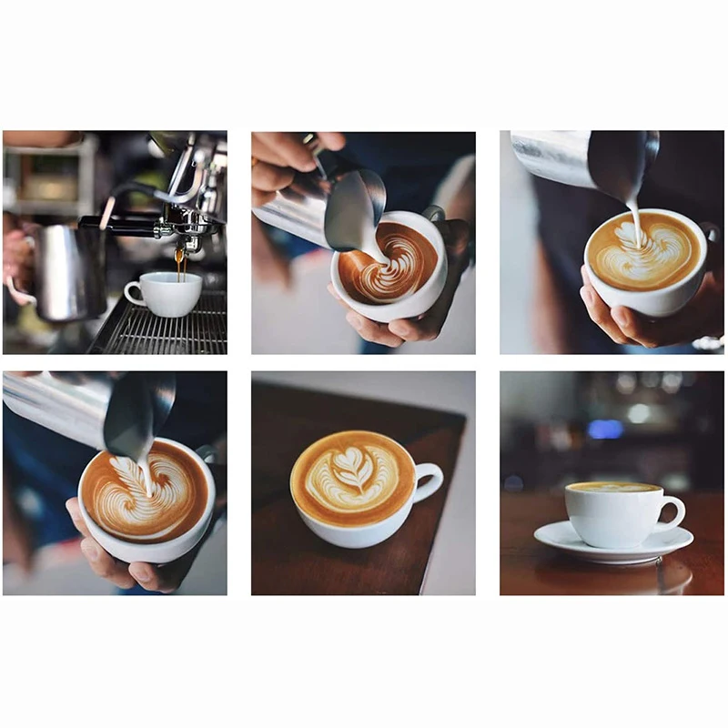 

Fantastic Kitchen Stainless Steel Milk Frothing Jug Espresso Coffee Pitcher Barista Craft Coffee Latte Milk Frothing Jug Pitcher