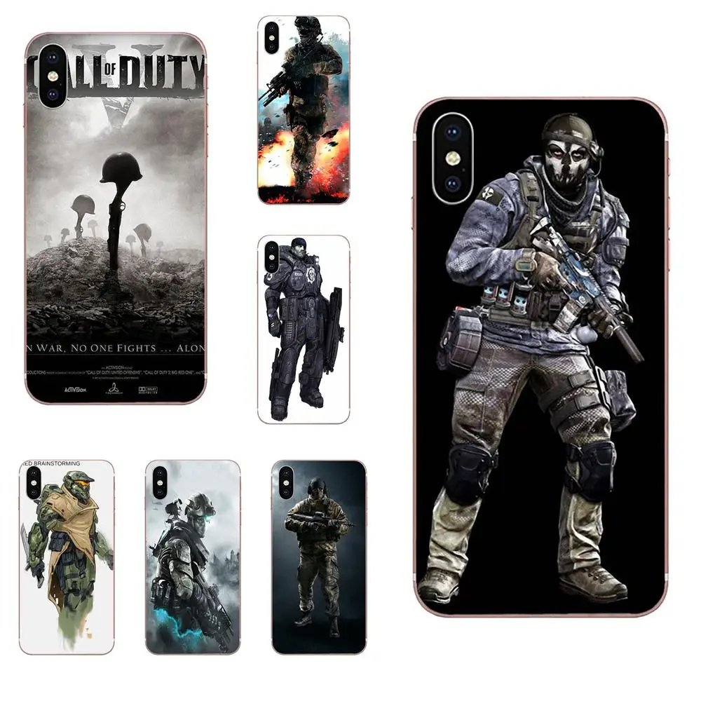 Для Galaxy J1 J2 J3 J330 J4 J5 J6 J7 J730 J8 2015 2016 2017 2018 mini Pro ТПУ Лидер продаж видео игры War Soldier в