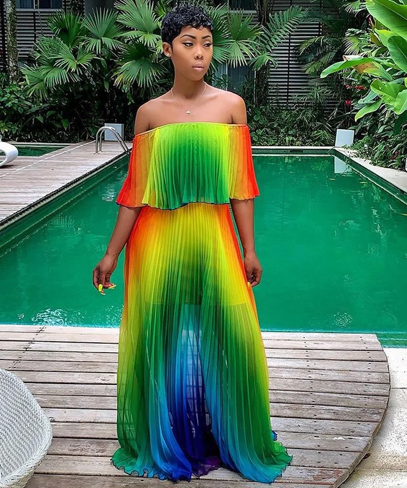 2019 новое летнее сексуальное модное Стильное женское длинное платье большого