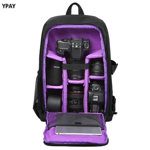 multi functional waterproof w rain cover 15 6 laptop video case digital dslr photo padded backpack camera soft bag for slr free global shipping