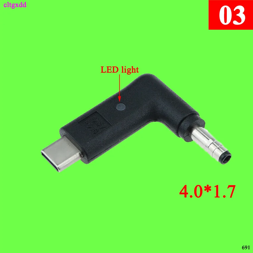 1Pcs USB type c to DC Power male 6.3*3.0 / 4.0X1.7 2.5*0.7 5.5*2.5/usb 5.5*2.1 plug Converter Laptop Adapter connector | Обустройство