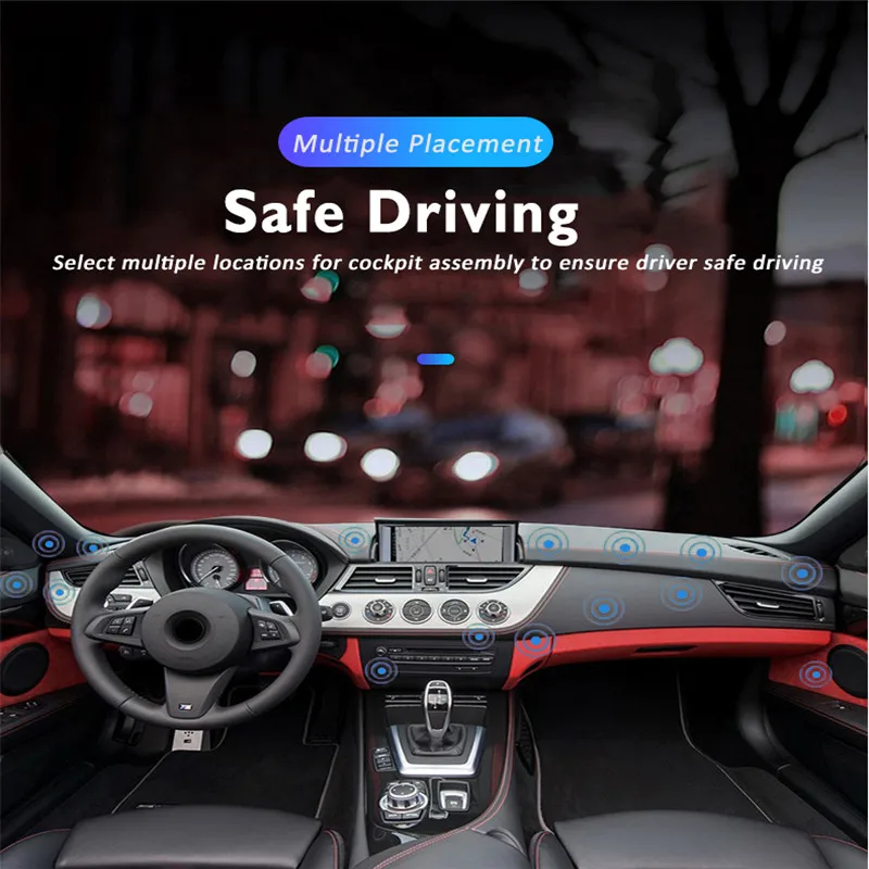 Универсальный автомобильный магнитный держатель для телефона в форме мини