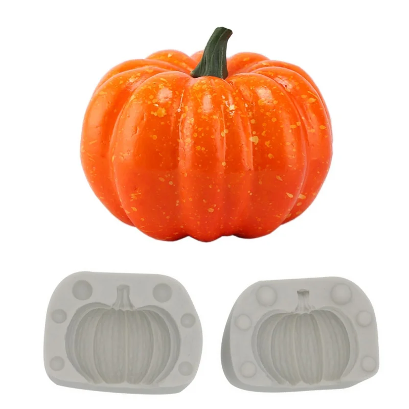 Силиконовые 3D формы для выпечки в виде тыквы форма шоколада десертов 6 ячеек