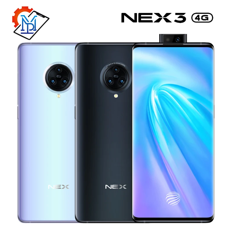 Мобильный телефон Vivo Nex 3 4G экран 6 89 дюйма 8 ГБ + 128 Восьмиядерный процессор Snapdragon 855