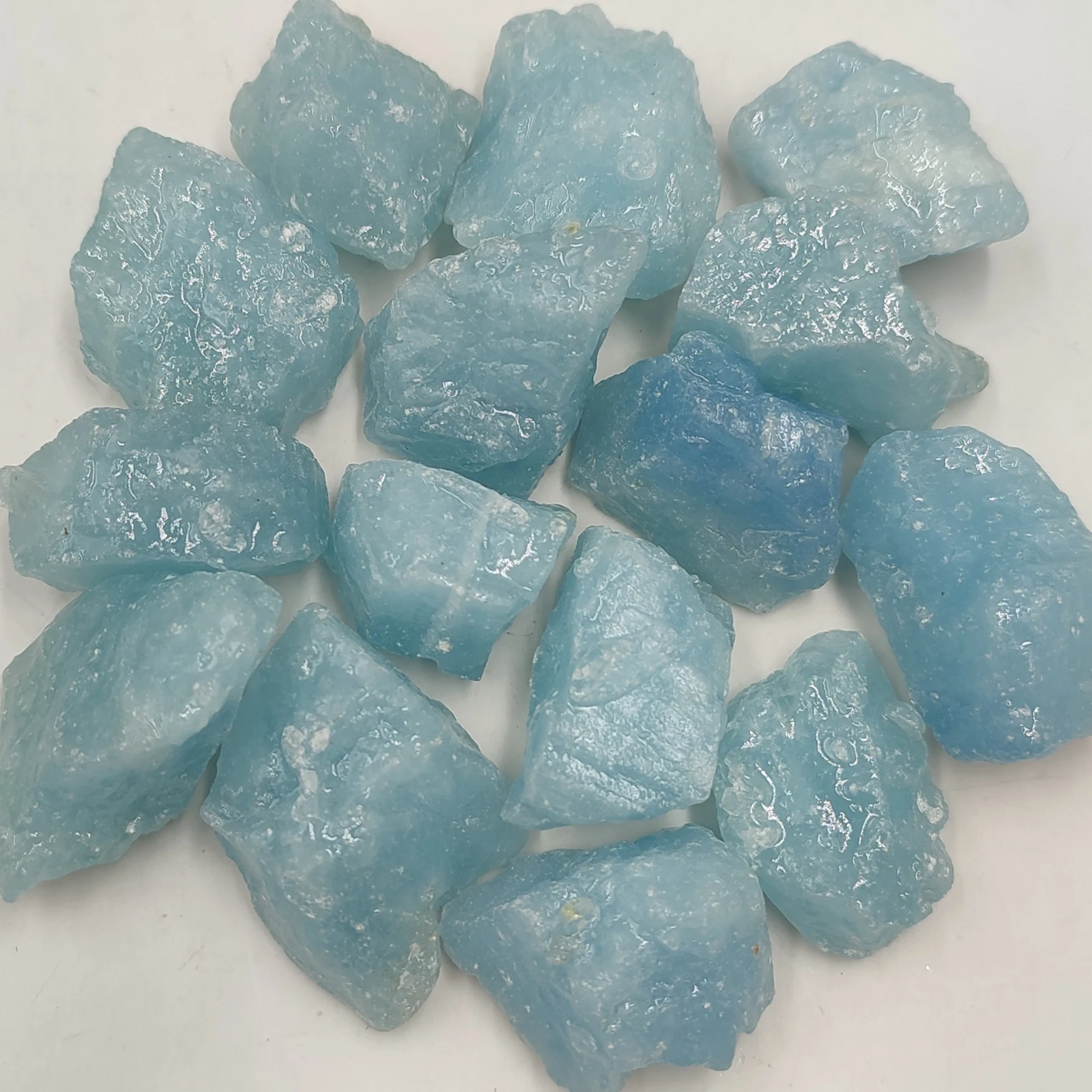 

100g Bulk Natural Aquamarine Stone Crystal Quartz Rock Collectible Mineral Specimen Healing Raw Rough Gemstone Aquarium Decor