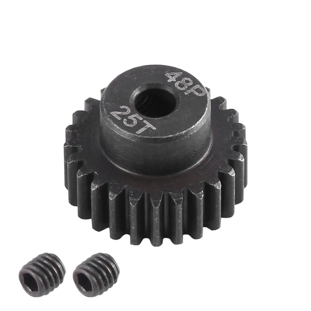 

1PCS 48P 3.17mm RC Car Motor Gear Pinion 16T 17T 18T 19T 20T 21T 22T 23T 24T 25T for 1/10 RC Crawler Car Axial SCX10