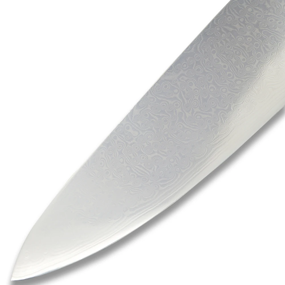 Нож шеф-повара TWOSUN TS508 кухонный резец с Дамасским лезвием острый нож для фруктов