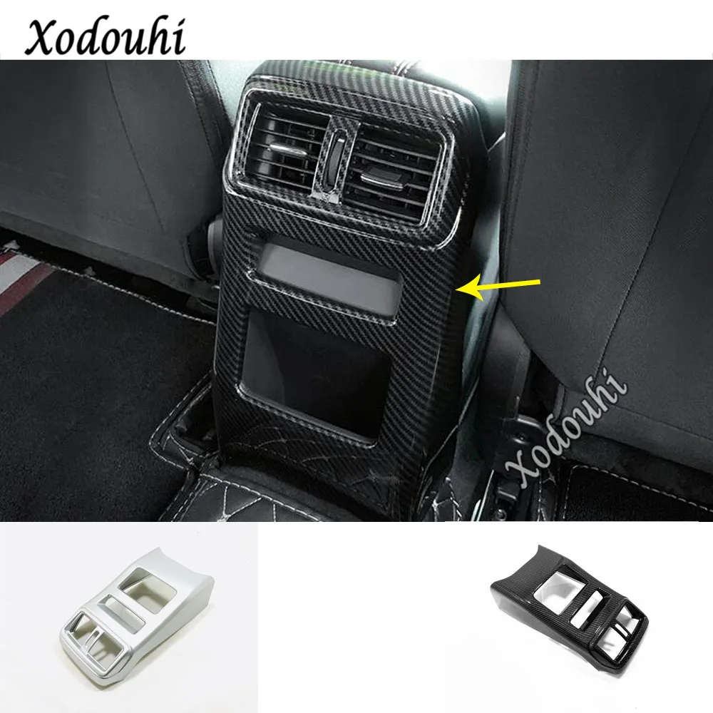 

For Nissan Qashqai 2019 2020 Car Cover Trim Stick ABS Frame Rear Back Air Conditioning Outlet Vent Armrest Handrail 1pcs