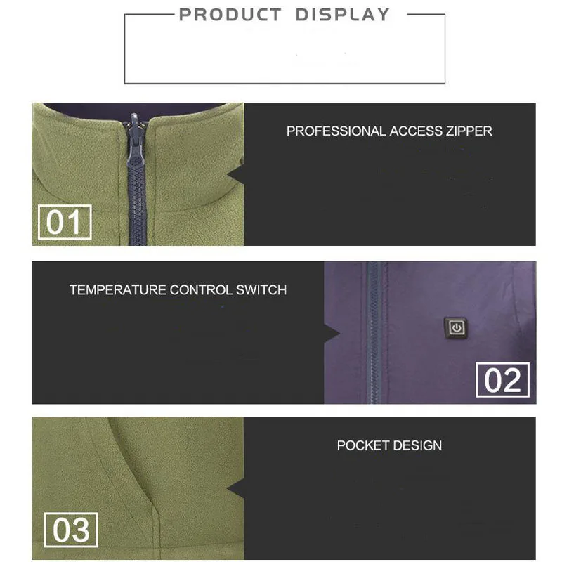 Зимняя уличная куртка унисекс без рукавов с подогревом умные рабочие пальто USB