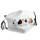 Маска для лица для французской семьи, респиратор для домашних питомцев и щенков, пылезащитный чехол для защиты от бульдога, собак и любовников