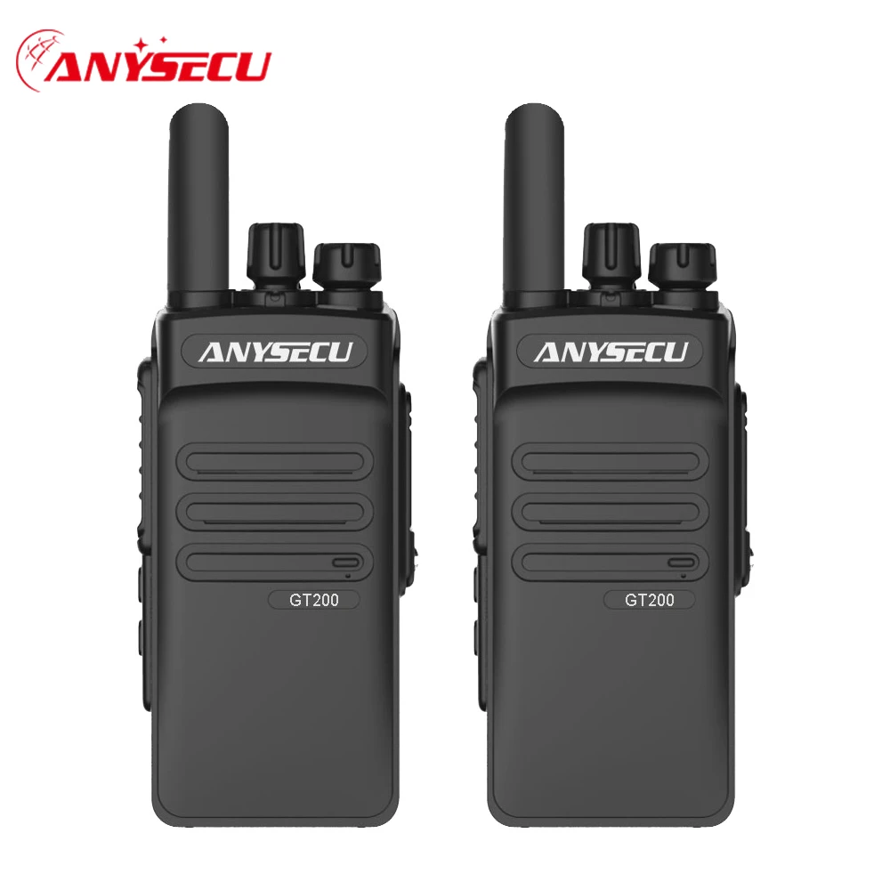 ANYSECU 2G/3g WCDMA GSM 3g транкинг радио сети общего пользования 3g-gt200 2850mAh 3g рация работает с реальной платформой PTT