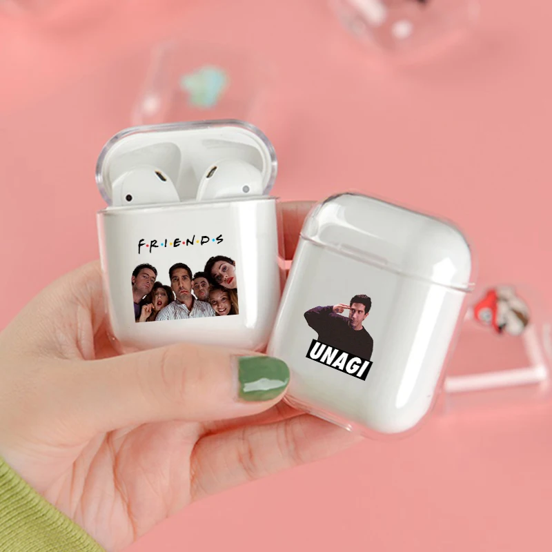 ТВ Друзья Девушки для Apple Air pods зарядная коробка Смешные серии мягкий прозрачный
