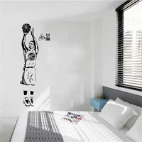sports star basketball players wall decals stephen curry stickers for boys room and school easy paste with removable