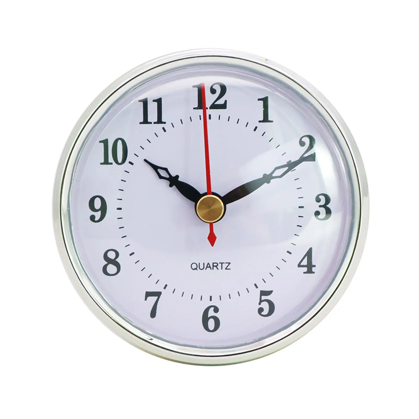 

3 Inch (76 mm) Quartz Clock Fit-Up/Insert with Arabic Numeral, Quartz Movement