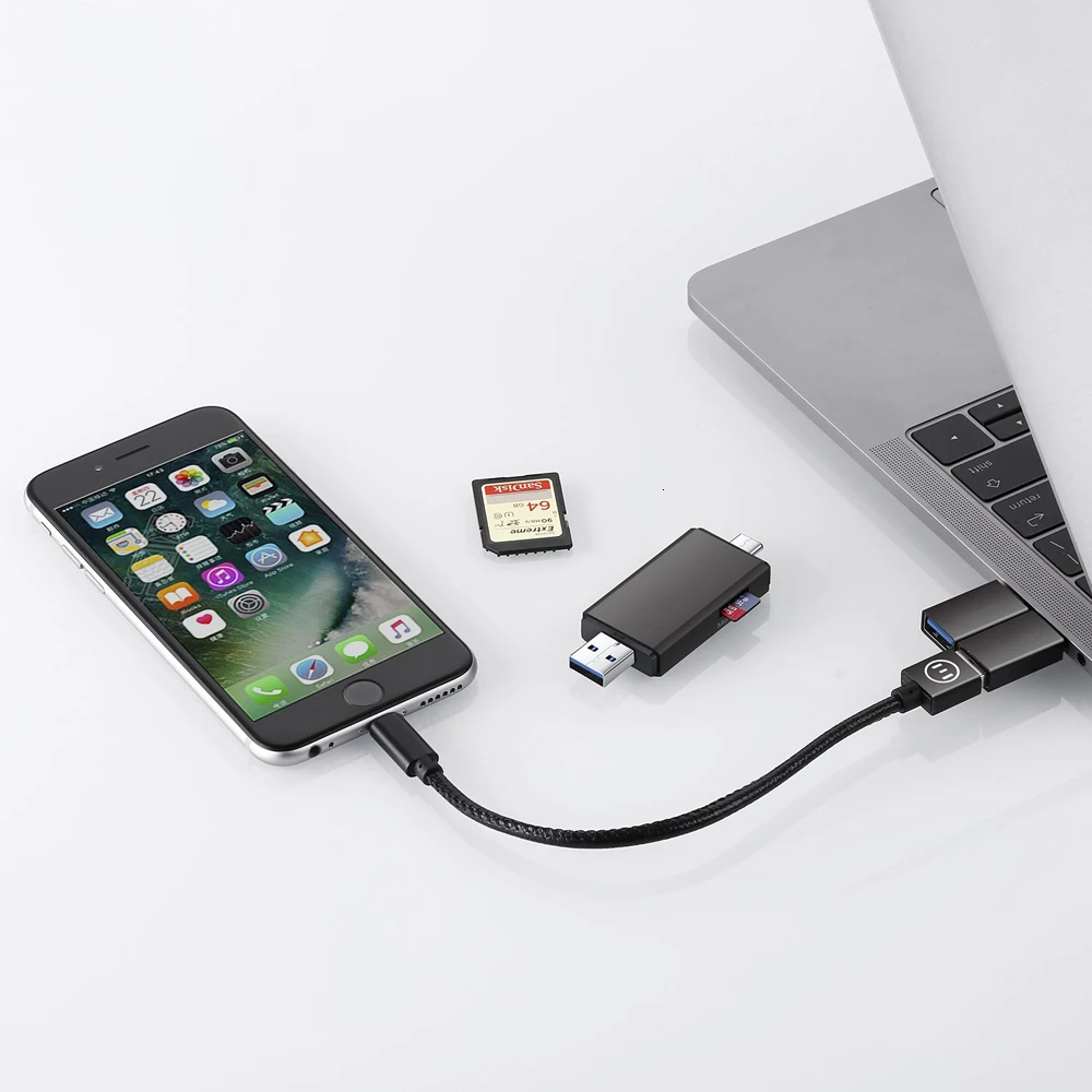 Usb type C адаптер Thunderbolt 3 к USB 3,0 OTG конвертер алюминиевый для MacBook Pro samsung Note 8 S8 Google Pixel 2 XL