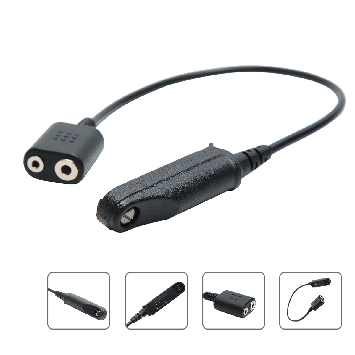 Кабель адаптера Baofeng UV 9R Plus XR водонепроницаемый к 2 контактам подходит для 5R 82
