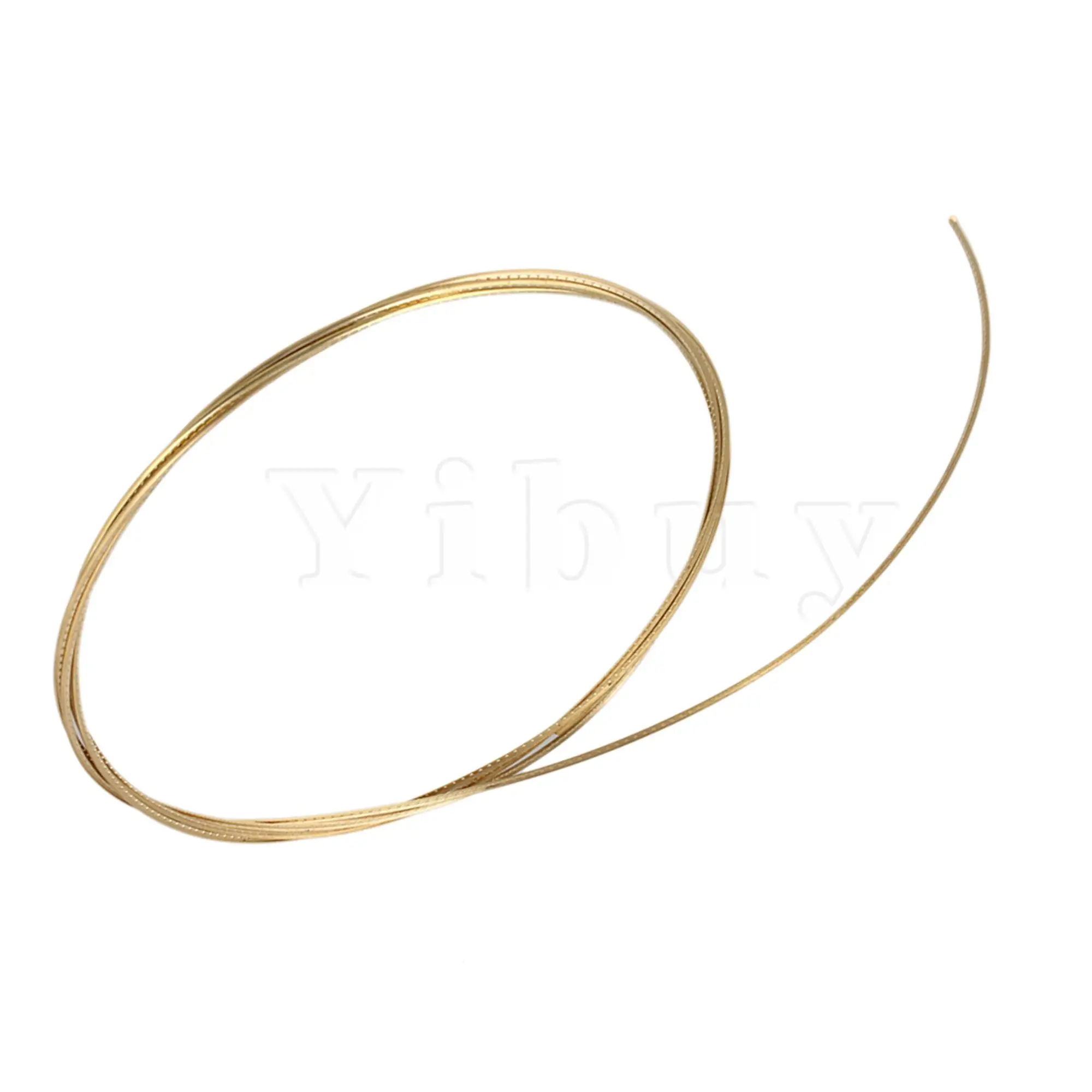Yibuy Золотой 8ft гитарный Fret провод для электрогитары 2 3 мм | Спорт и развлечения