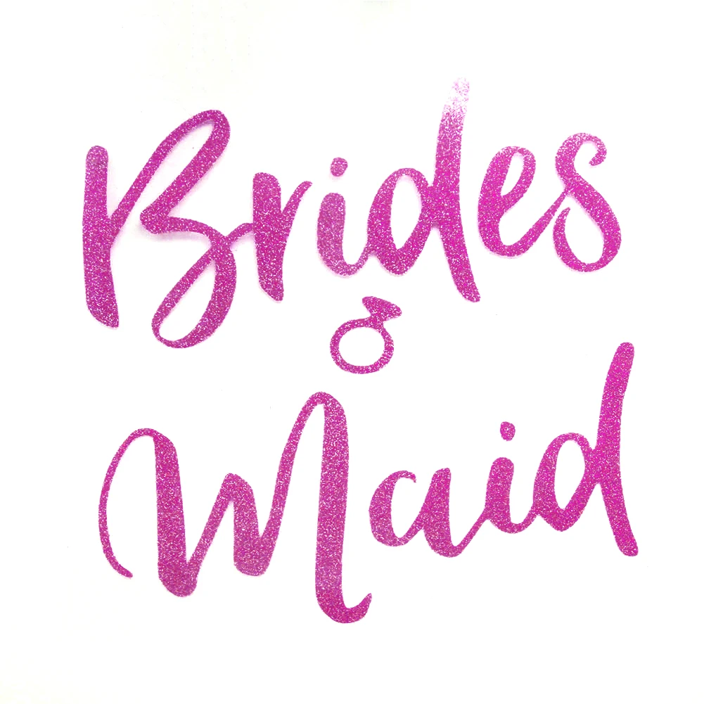 Наклейки для свадебной вечеринки наклейки команды невесты Золотая наклейка