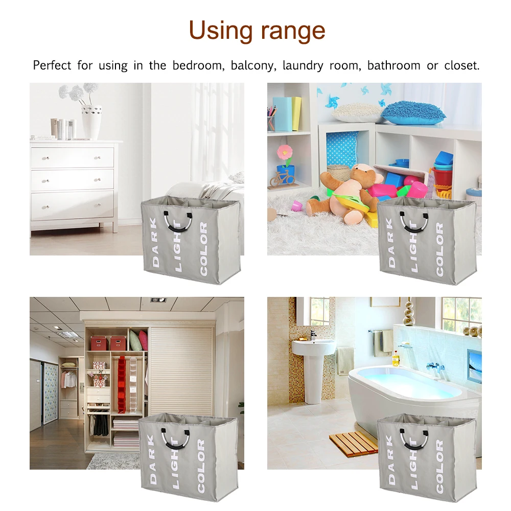 Сумка для белья складная корзина грязного ткань Оксфорд сортировщик одежды