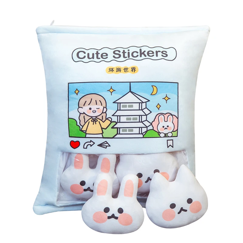 

Новые милые животные пудинг плюшевые игрушки Мини Круглые шарики кролик сумка плюшевая подушка 8 шт. еды искусственная плюшевая подушка детский подарок