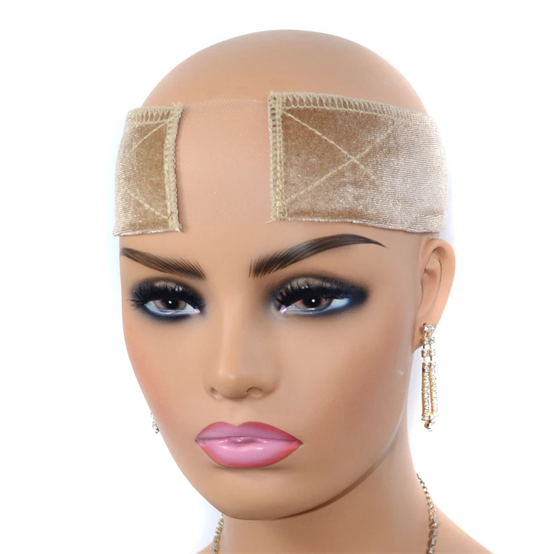 1Pcs Adjustable Soft Velvet Women Lace Wig Grips Headband Hair Scarf Band Non-Slip Grip | Шиньоны и парики